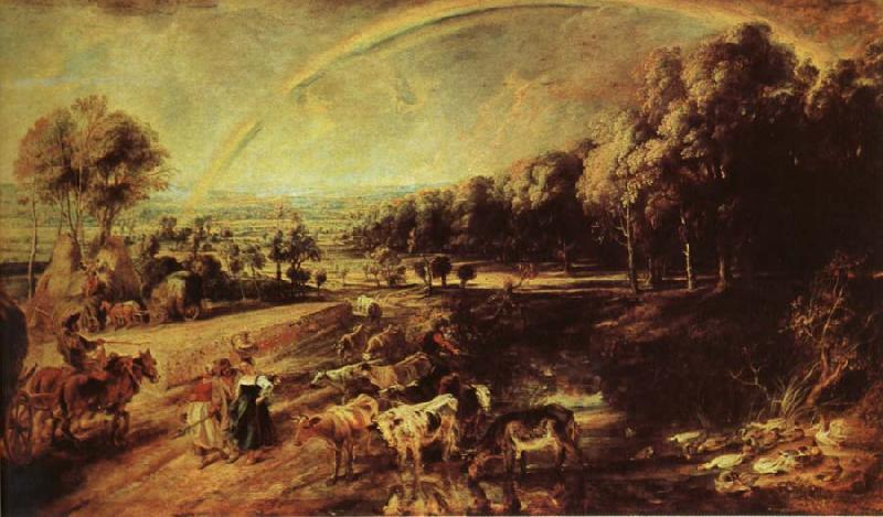 Peter Paul Rubens Rainbow Landscape